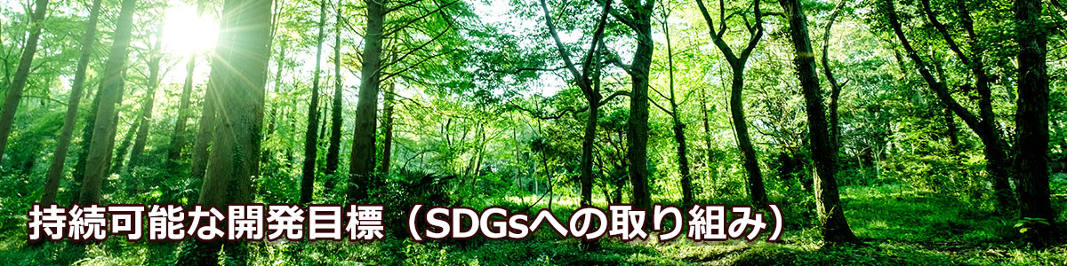 吉田製材のSDGsのメインバナー