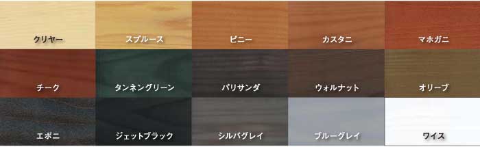 不燃木材専用塗料キシラデコール一覧